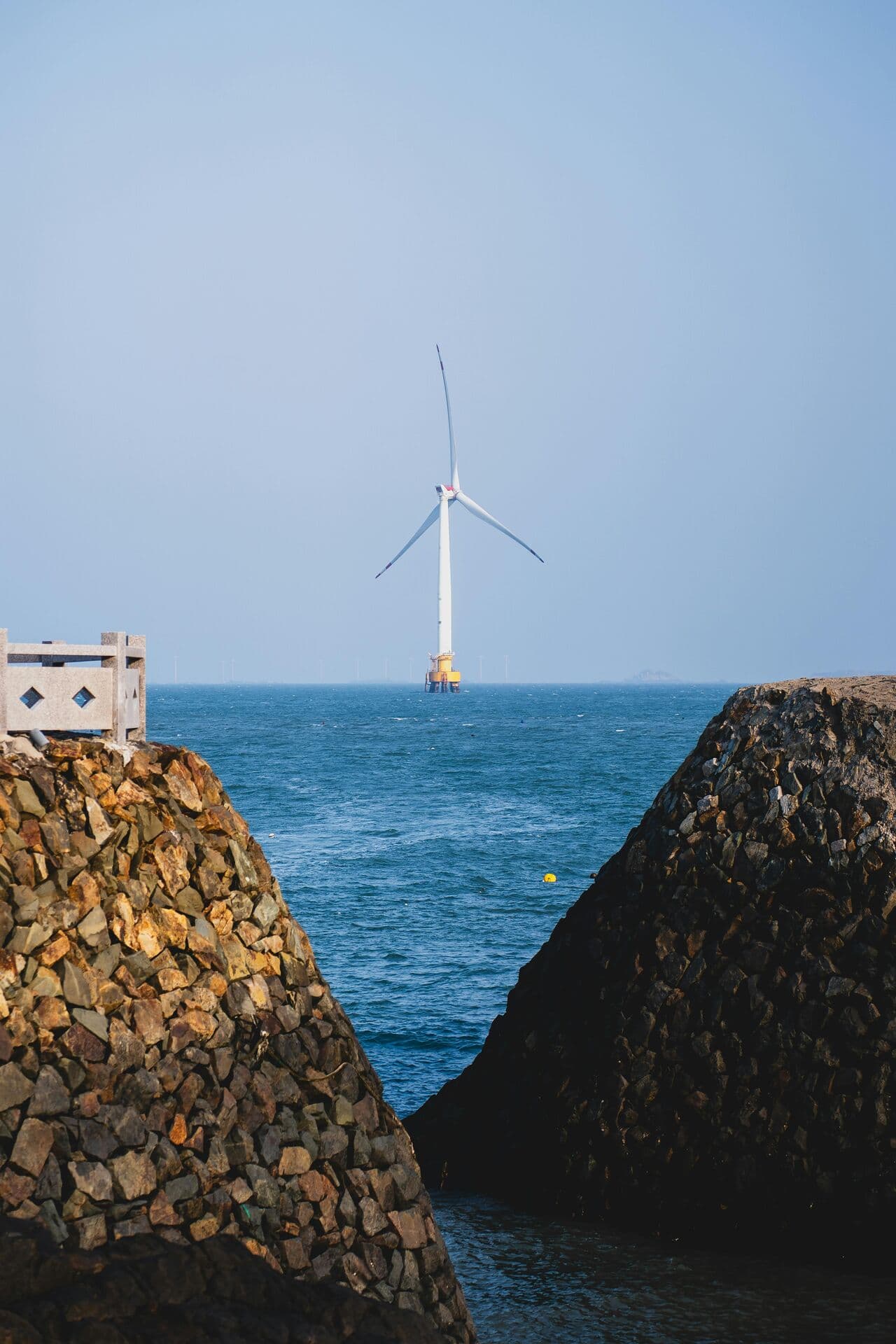 Parc éolien offshore - énergies renouvelables